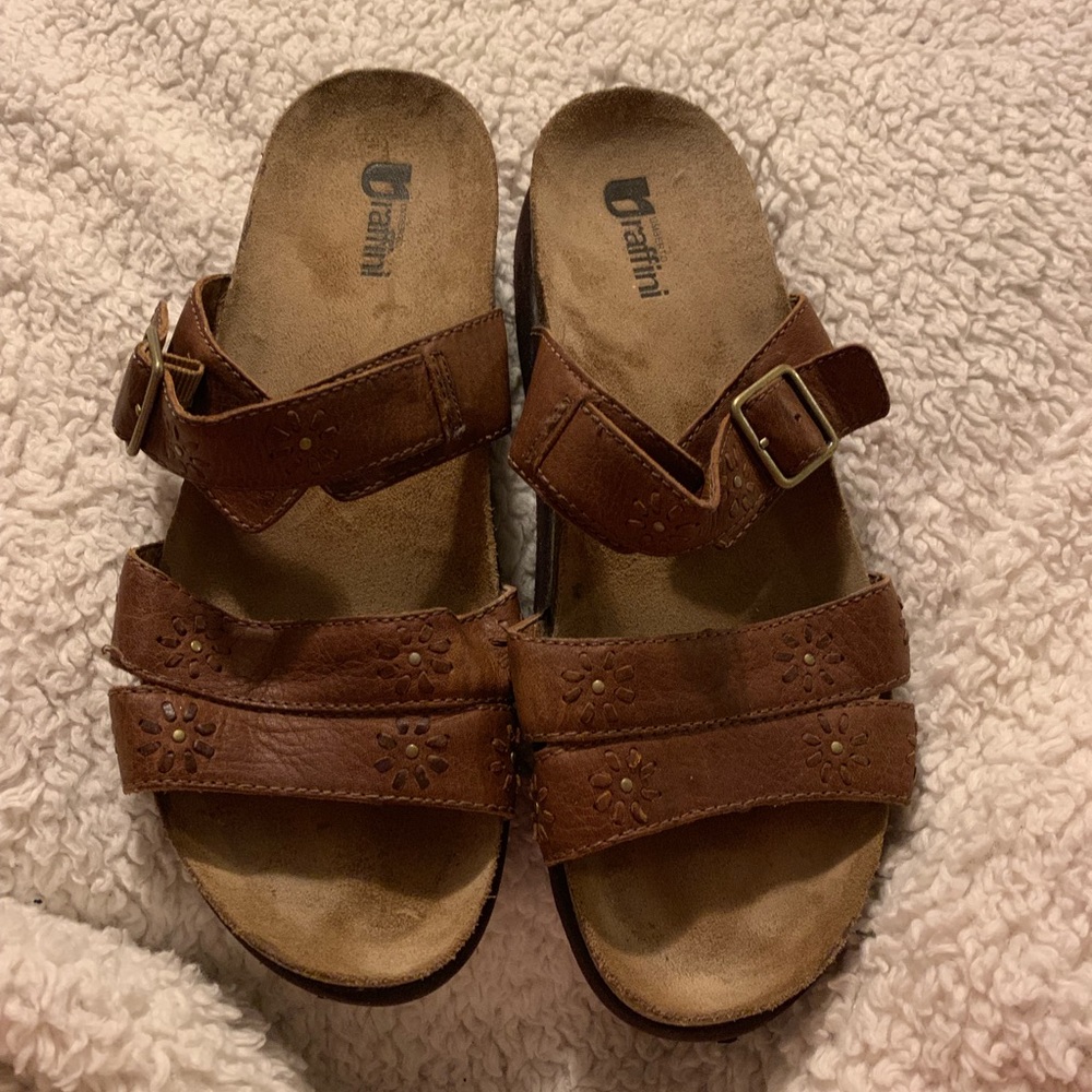 Brown Leather Sandals